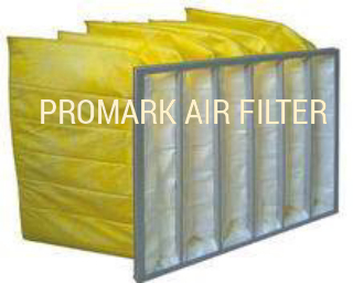 Pocket Filter - Dual Layer Microfine Synthetic Media , 90-95% Efficiency, Merv 14, Moisture Resistant, Electrostatically Enhanced, Gradient Density Fiber Structure, Available In Orange, Green, Yellow