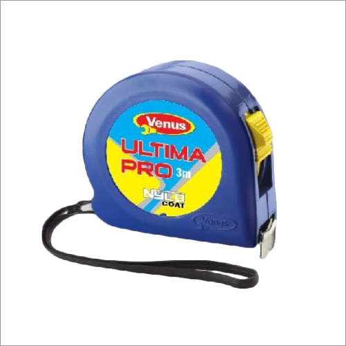 3m Measuring Tape - Steel Blade, PVC Body, 3 m Length, Blue Color, 60 mm Width | Automatic Lock for Reliable Measurement