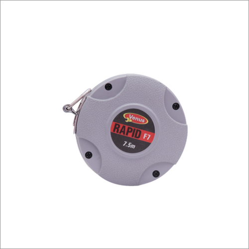 F10 Rapid Measuring Tape - Steel Blade, 10 Meter Length, Grey Color, Automatic Lock, Pvc Body | For Precise Measurement And Easy Handling