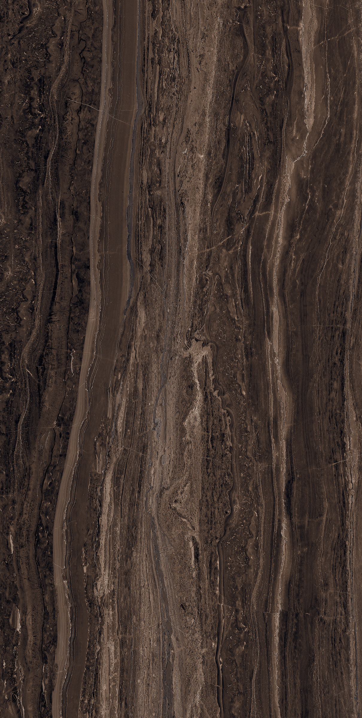 Black Glamour Choco 800x1600mm High Glossy Porcelain Tile