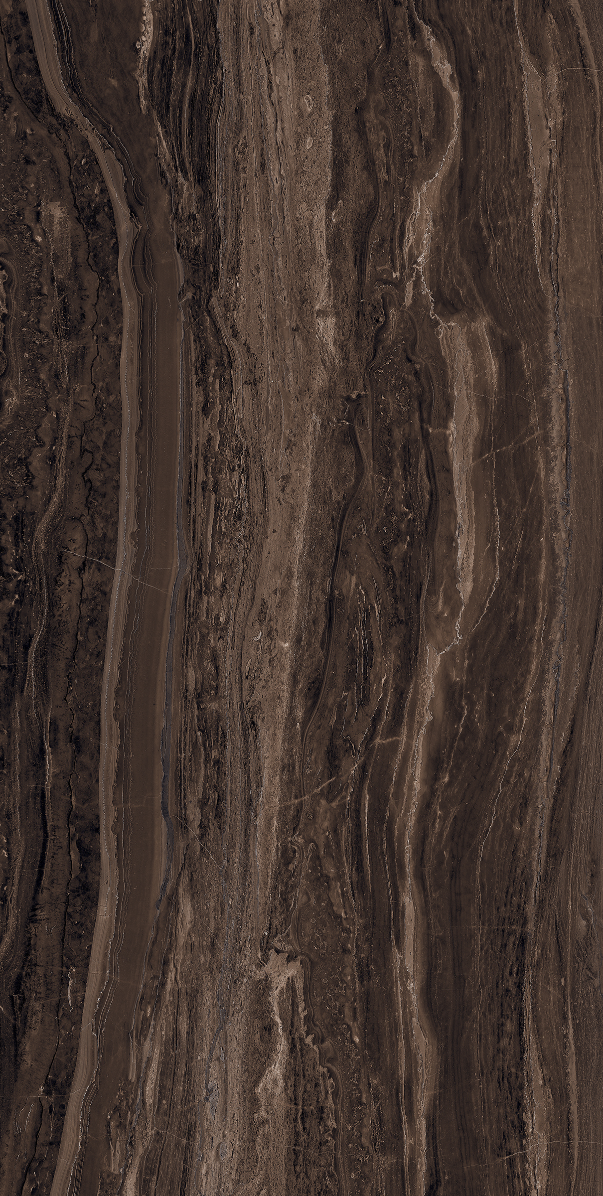Black Glamour Choco 800x1600mm High Glossy Porcelain Tile