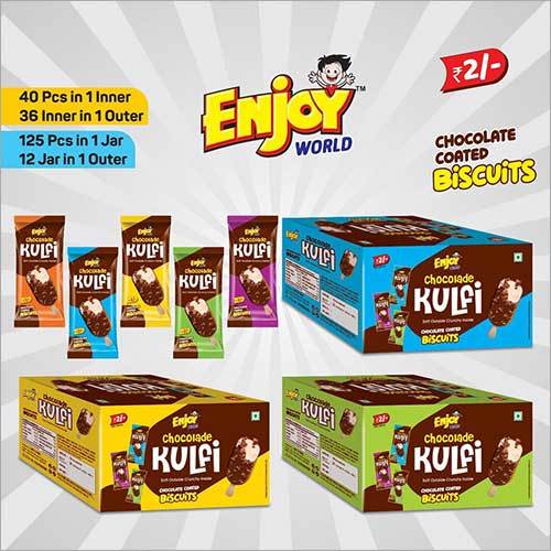 Chocolate Coated Kulfi Biscuits - 40 Pieces | Assorted Flavors with Rigorous Quality Checks for Pure Enjoyment