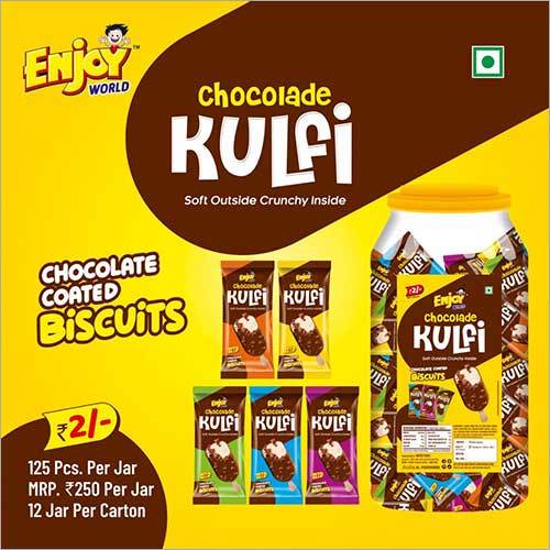 Chocolade Kuldi - 125 Pieces, Premium Quality Chocolate Coated Biscuit with Rich Flavor