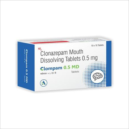 Clompam 0.25  0.50 Ingredients: Clonazepam 0.5Mg. (Mouth Dissolving) & Clonazepam 0.25Mg. (Mouth Dissolving)