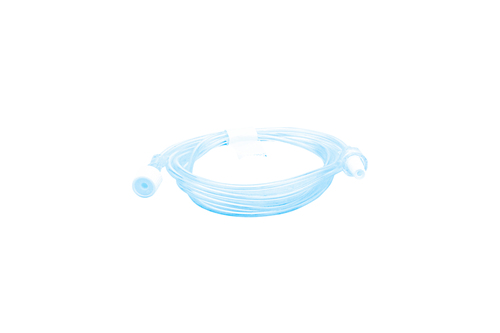 PMO LINES 100CM - Non Expandable PVC Tubing, 100cm Length , White Color with Male-to-Male and Male-to-Female Connectors, 375g Weight