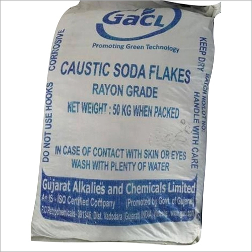 Rayon Grade Caustic Soda Flakes - High Purity Chemical Compound | Flake Shape, Versatile Applications