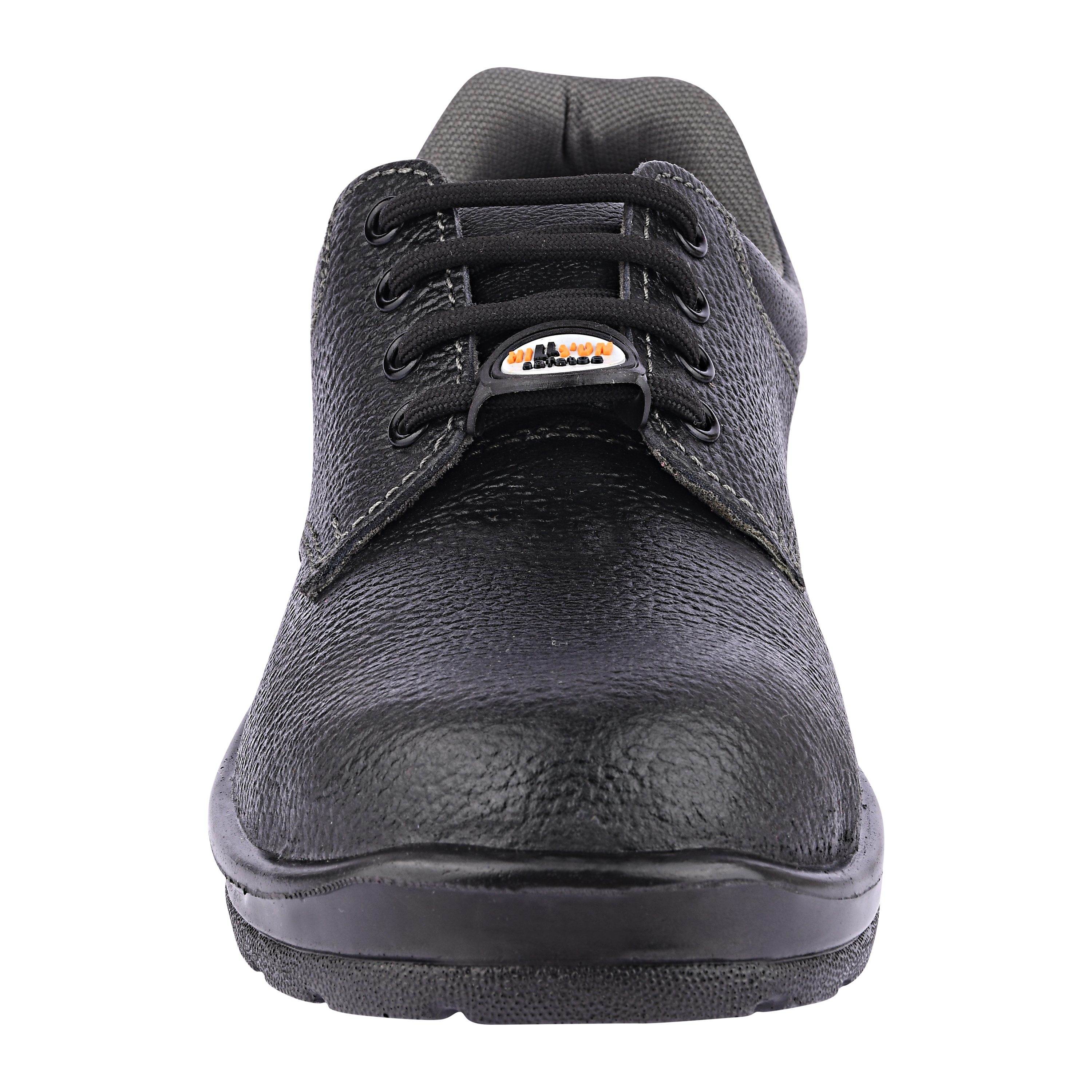 Safety Shoe - Pvc Outsole, Composite Toe Protection | Boys'' Sizes 5 To 10, Black Color, Eva Insole, Lightweight 1 Kg