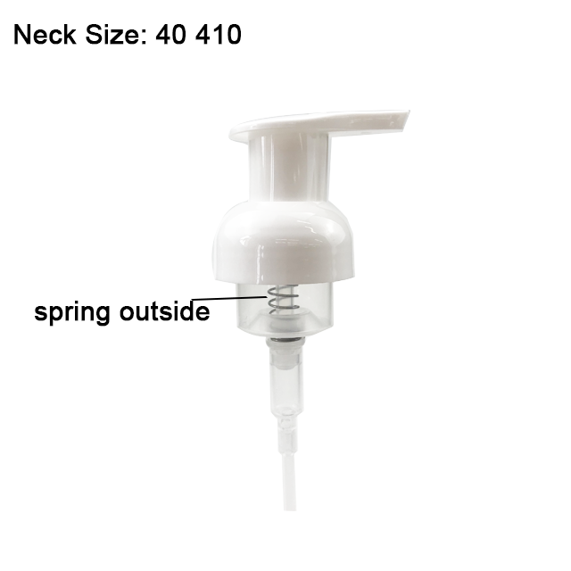 Plastic Foam Pump Sprayer - Plastic Material, Closure Size 40mm, Discharge Rate 0.6-0.8ml | Custom Color, Non-spill Design, Suitable For Cosmetic Bottles