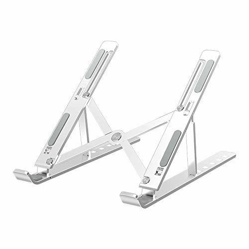 Ergonomic Laptop Stand - Adjustable Aluminum Alloy | Height-Adjustable, Portable Design, Anti-Slip Base, Sleek Finish
