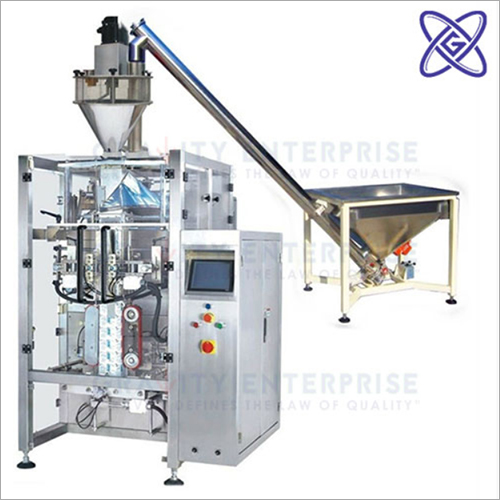 Powder Packing Machine - Stainless Steel, Automatic Grade, Silver Finish | Durable Design