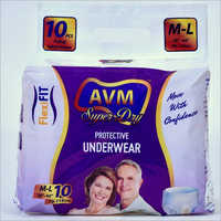 सुरक्षात्मक अंडरवीयर डायपर आयु समूह: वयस्क
