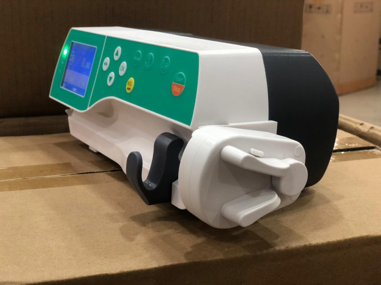 Syringe Pump With Drug Library Color Code: White