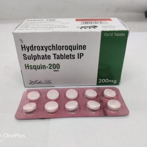 White Hydroxychloroquine Tablet