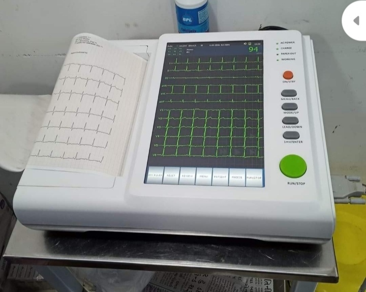 Ecg Machine - Model Tm-12e, Digital 12 Leads System With 10.2" Touch Screen, Thermal Printer & Usb/sd Memory Support | Fully Automated, Portable Design