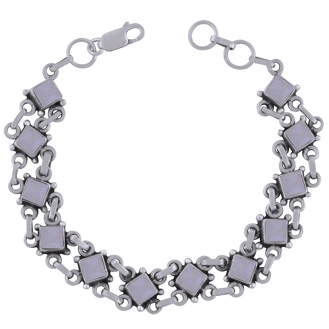 Amethyst Natural Gemstone Bracelet - 925 Sterling Silver, 8 Inch Length X 11 Mm Width, Handmade Fashion Accessory For Men, Women, And Children, Classic Style, Perfect For Anniversary And Wedding Gifts