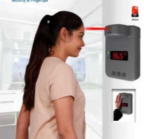 Infrared Thermometer With Access Control Cable Length: 1 Mtr Meter (M)