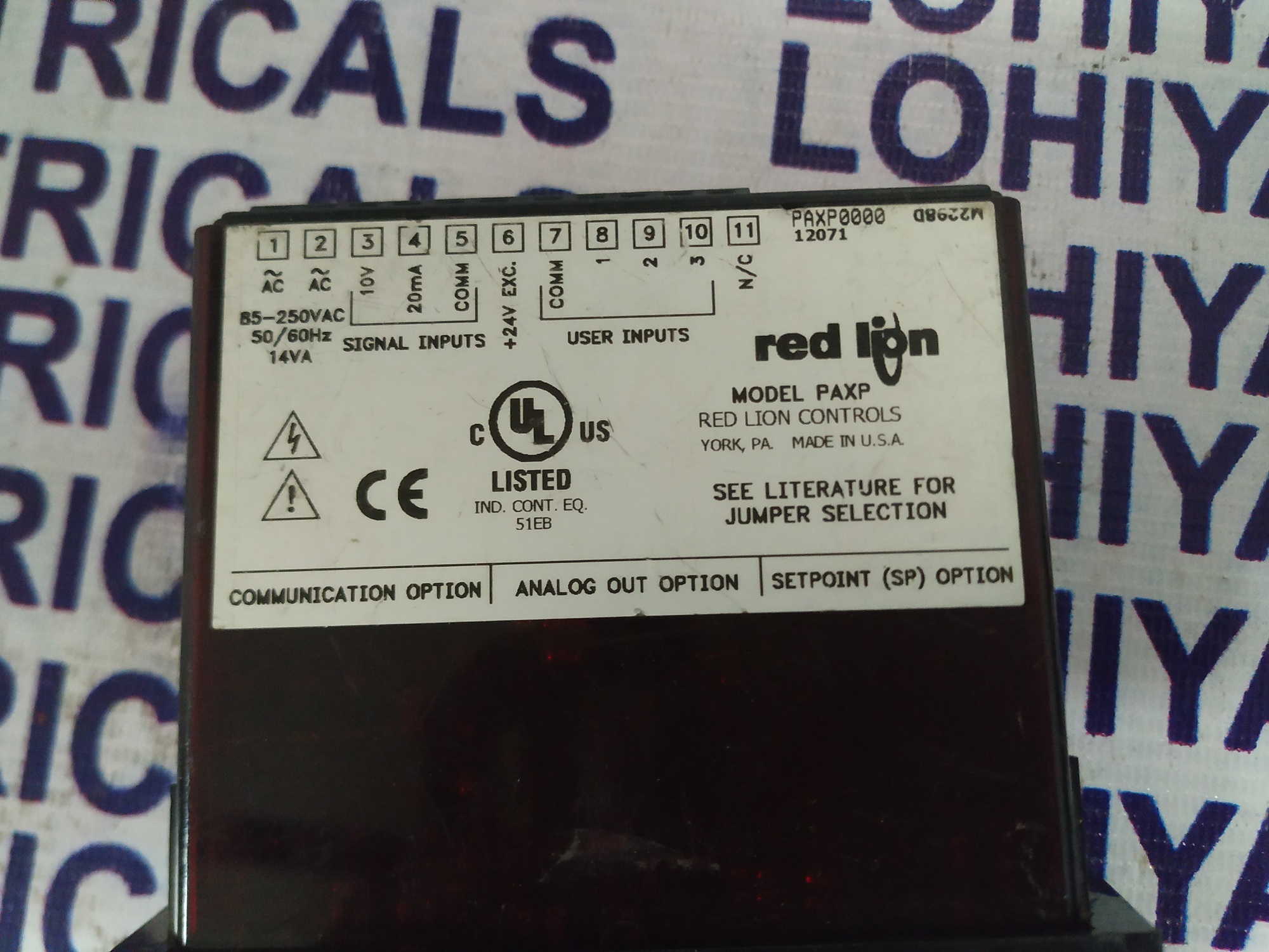 Red Lion Digital Process Paxp