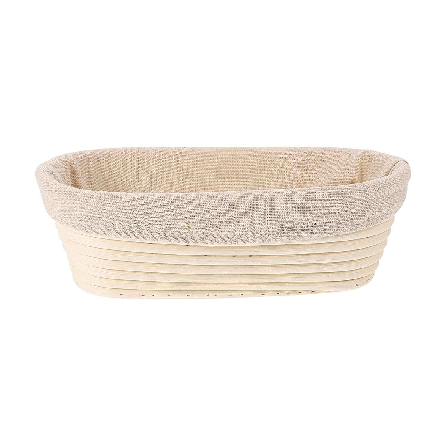 21 X 15 X 8 Cm Bread Proofing Sourdough Basket Banneton Rattan Oval - Weight: 150 Grams (G)