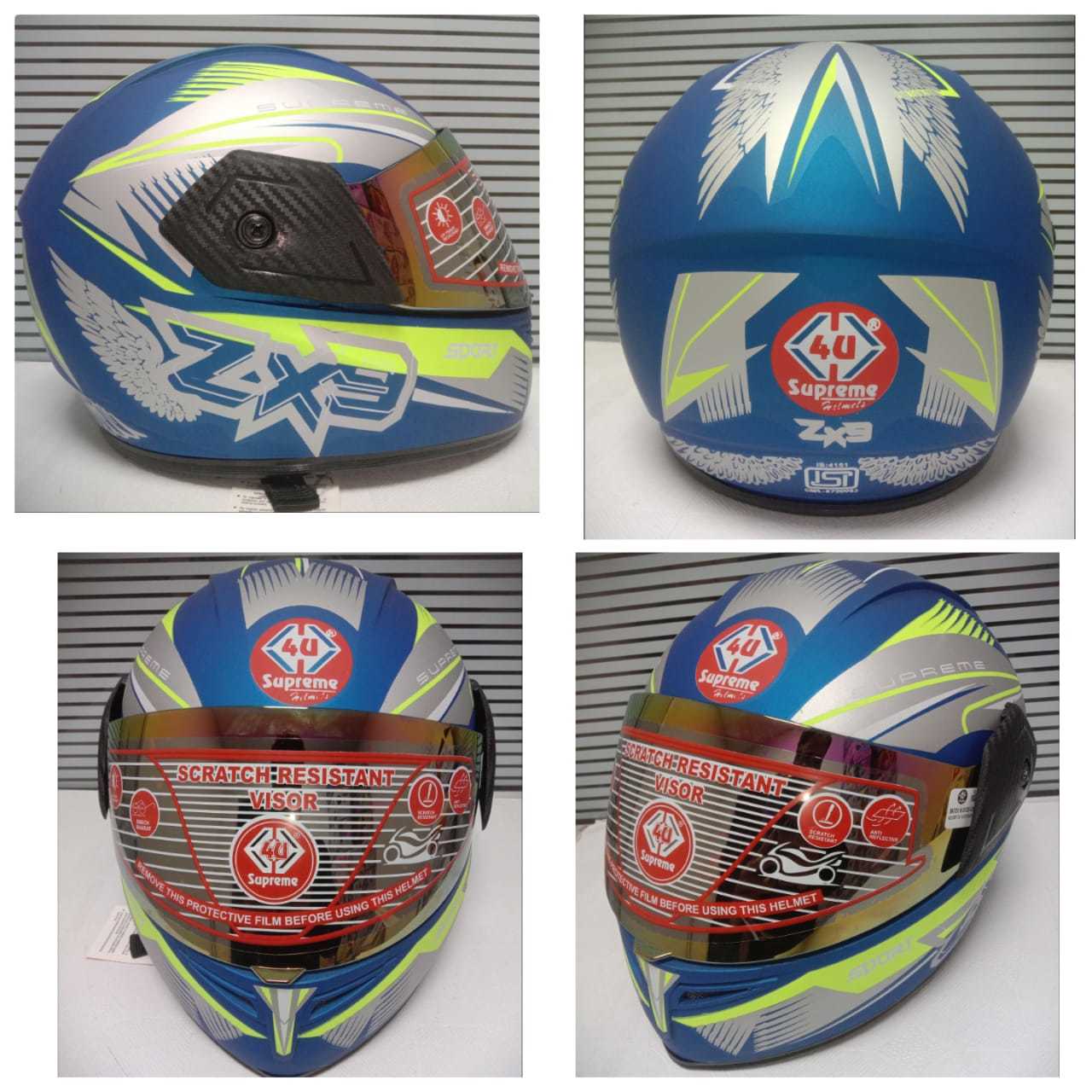 Zx-9 Pro Dx With Mirror Visor - Color: Mt.black