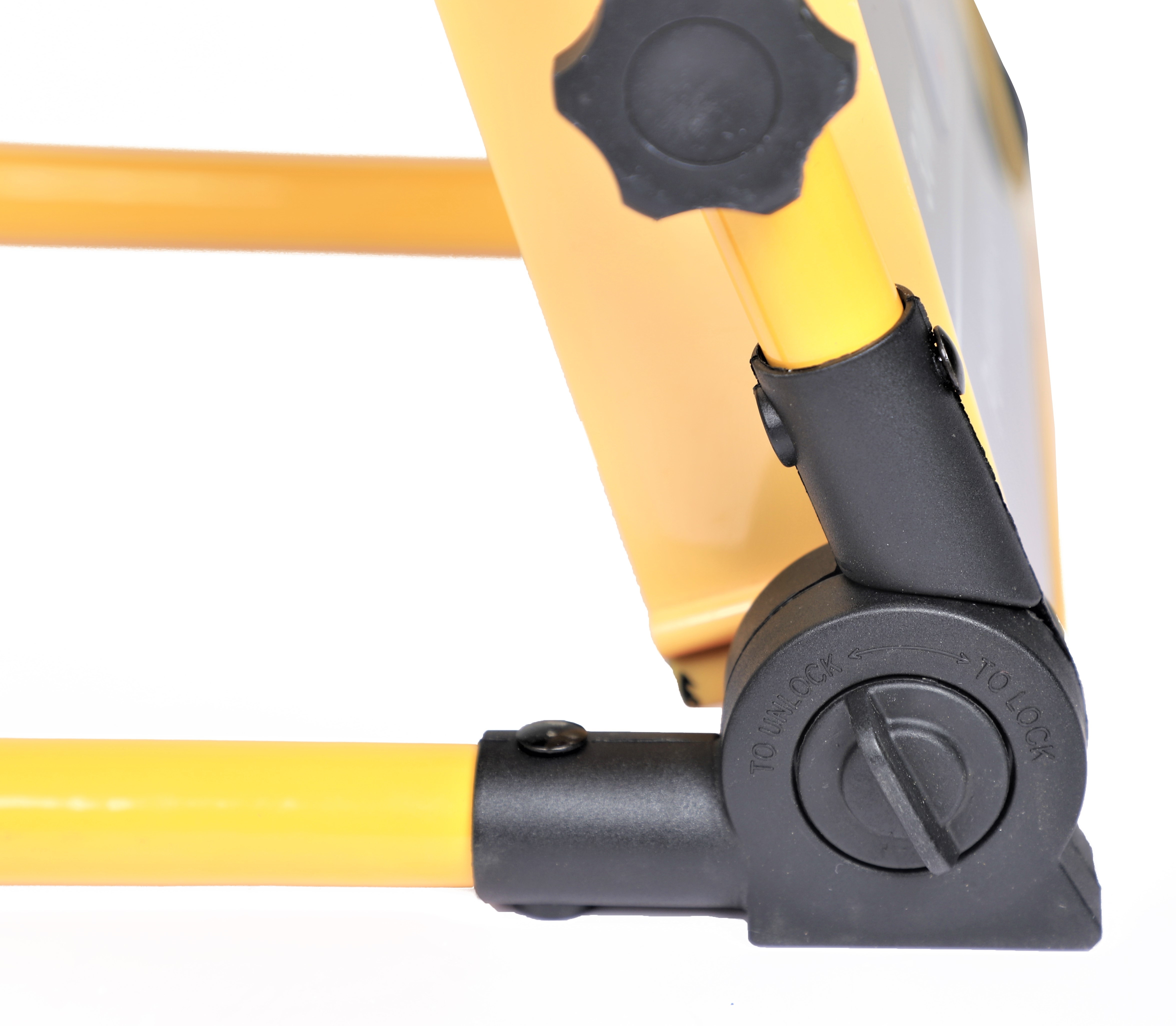 Yellow Rechargeable Solar Led Flood Light 30w With 5000 Mah Lifepo4 Battery (Ip 65)