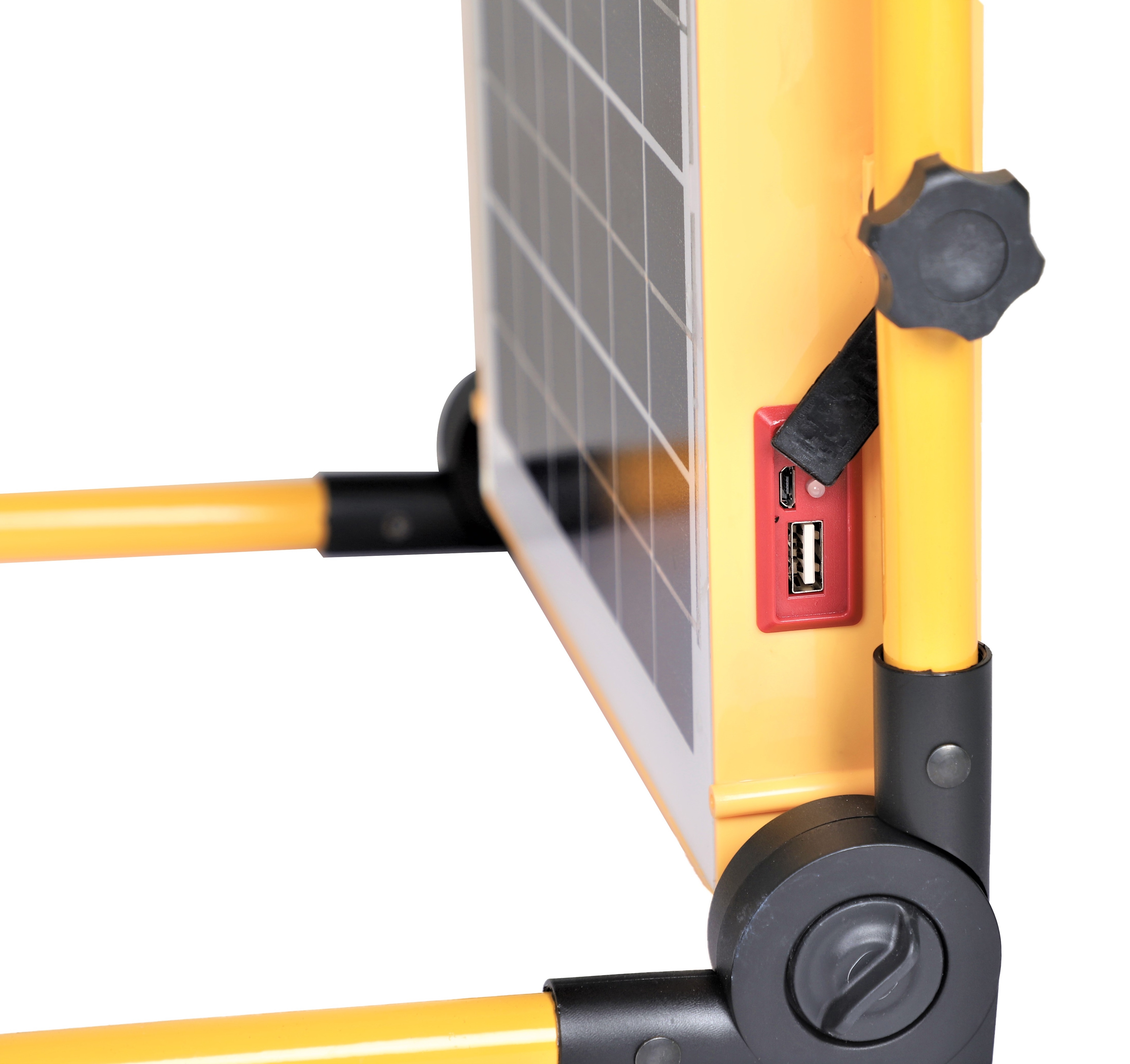 Yellow Realbuy Rechargeable Solar Led Flood Light 100w With 15000 Mah Lifepo4 Battery (Ip 65)