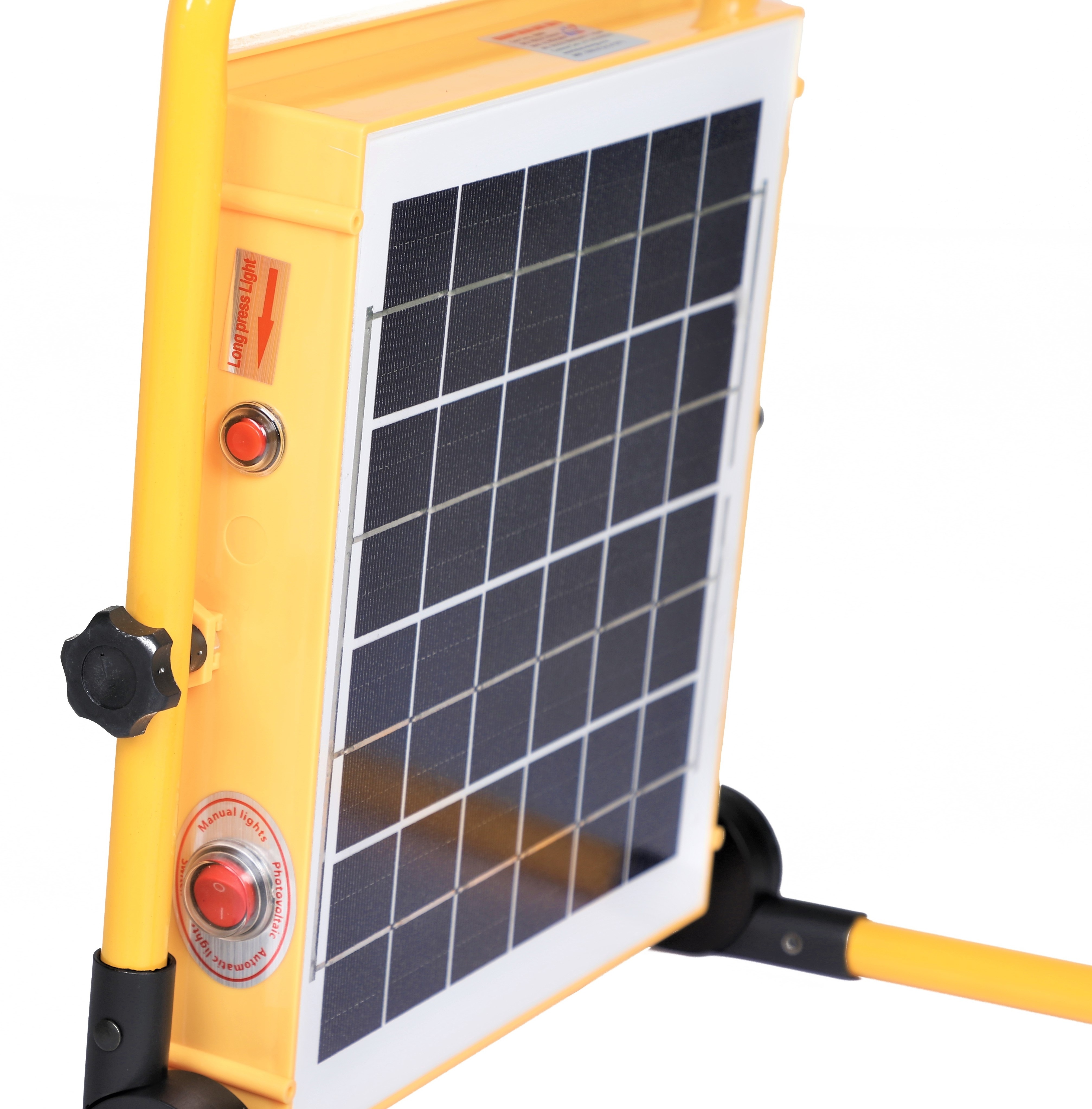 Yellow Realbuy Rechargeable Solar Led Flood Light 100w With 15000 Mah Lifepo4 Battery (Ip 65)