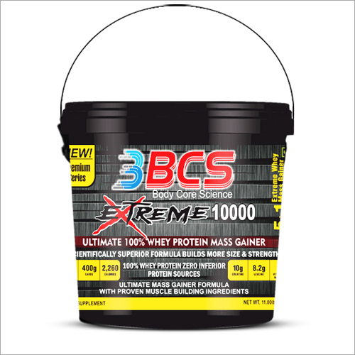 Bcs-G3Bcs-C-5 5 Kg 3 Bcs Extreme 10000 Ultimate 100% Whey Protein Mass Gainer Dosage Form: Powder