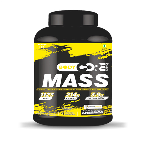 BCS Mass Gainer - Powder Formulation | 18-Month Shelf Life, Store in a Dry Place