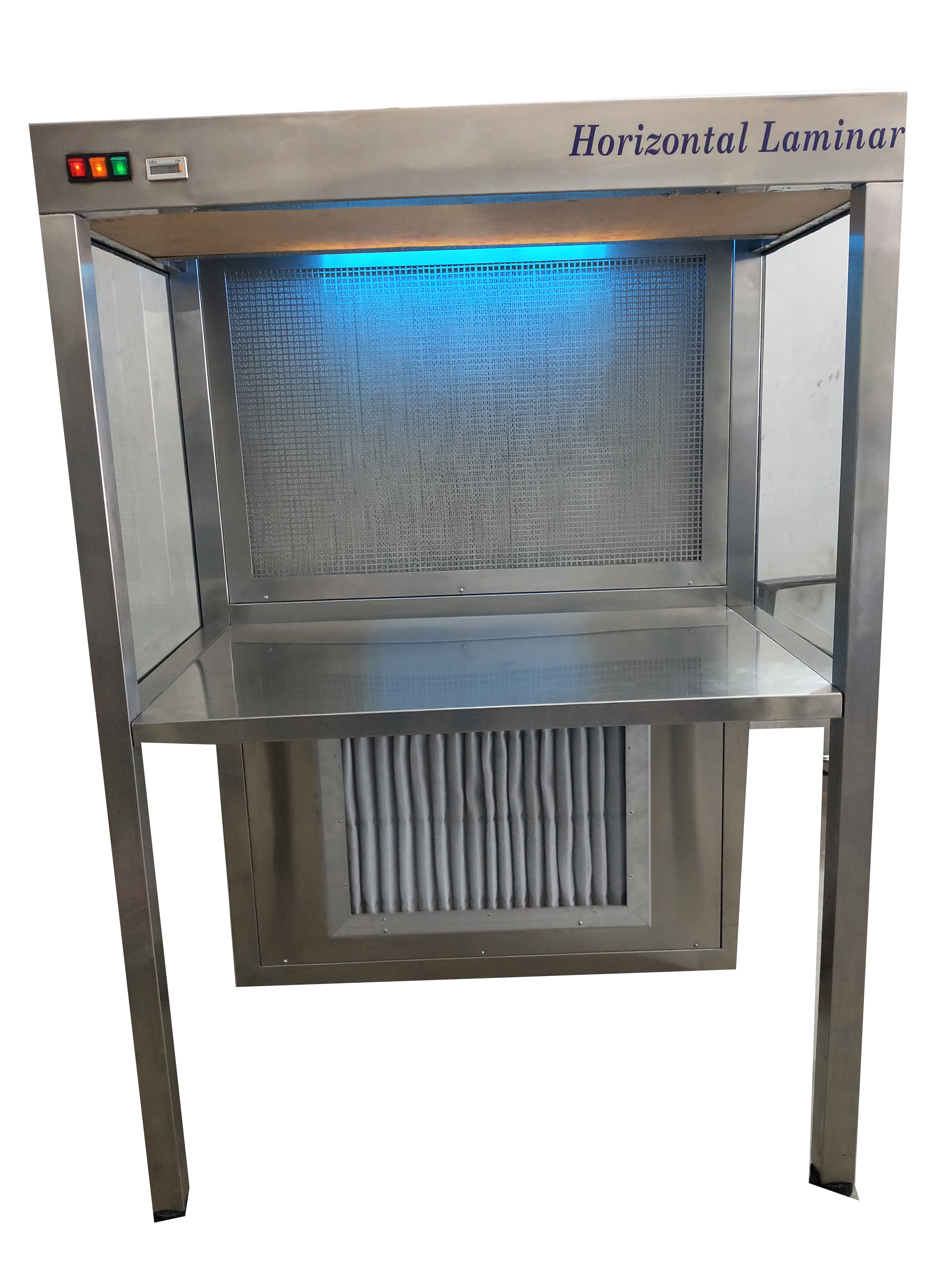 Horizontal Laminar Airflow Bench - Stainless Steel, 610x610x610mm | Hepa Filter, 99.999% Efficiency, Semi-automatic, 230v Ac