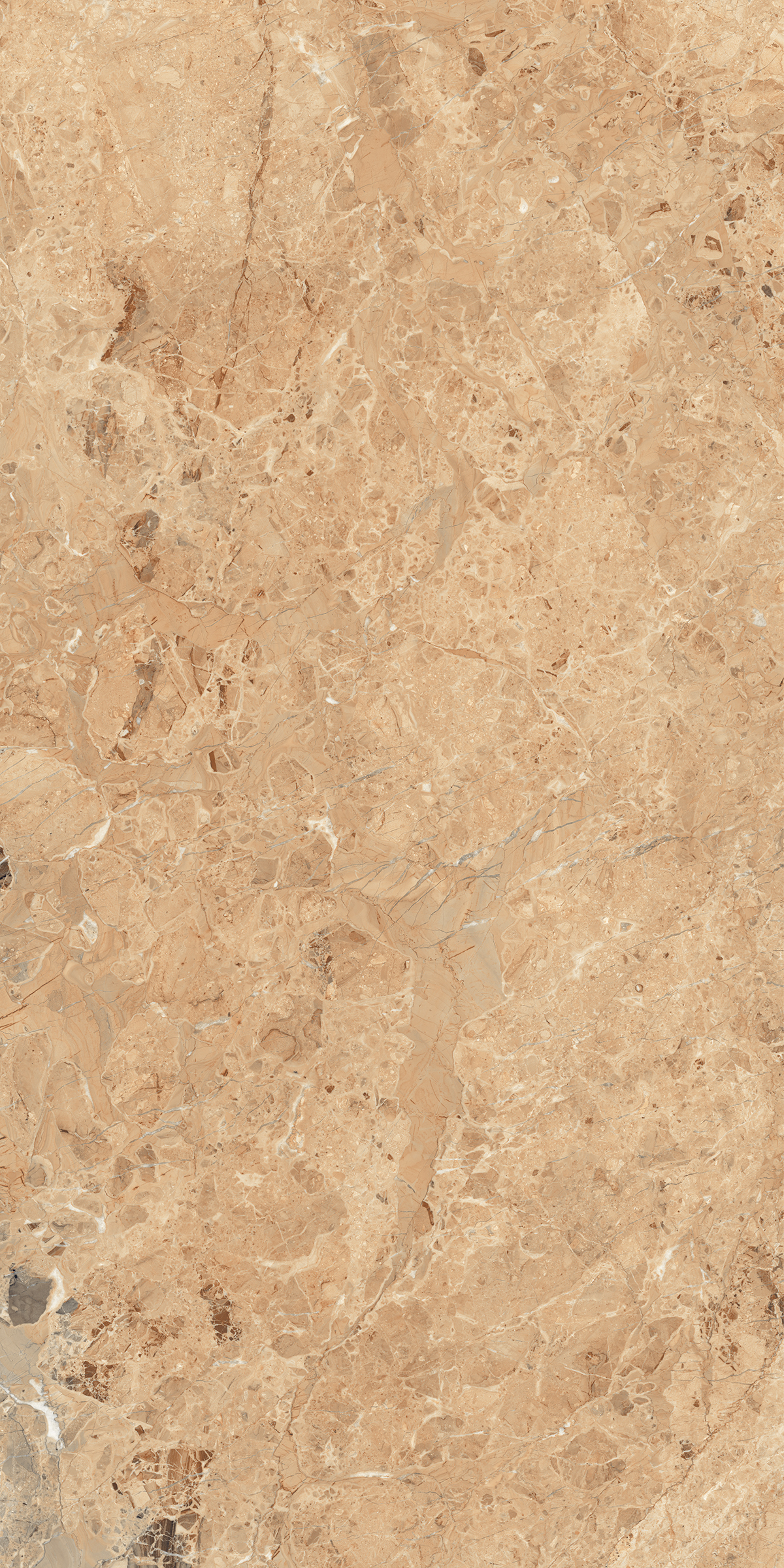 Brown Breccia Mezza 800x1600mm Glossy Porcelain Tile