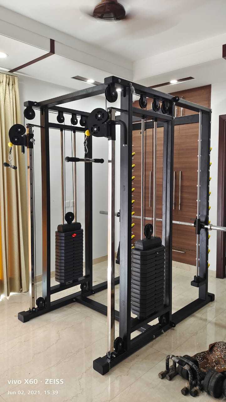 Functional Trainer With Smith Machine - Cable Thickness: 6 Millimeter (Mm)