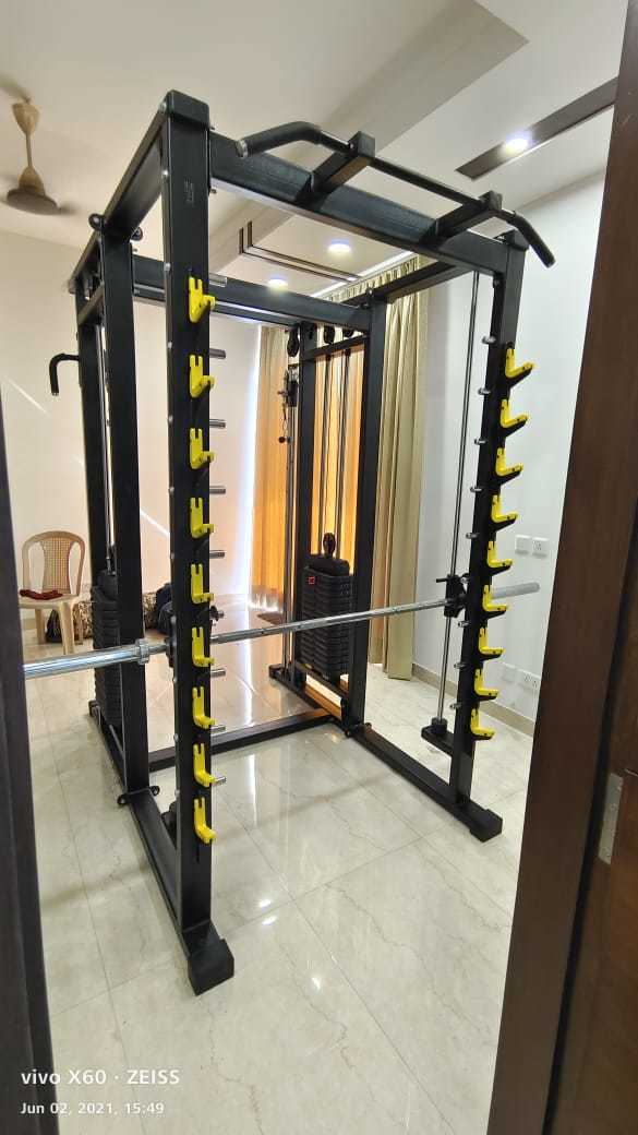 Functional Trainer With Smith Machine - Cable Thickness: 6 Millimeter (Mm)