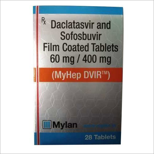 400 mg Daclatasvir and Sofobuvir Film Coated Tablets