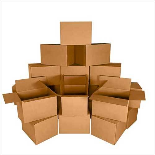 ब्राउन कोरगेटेड बॉक्स