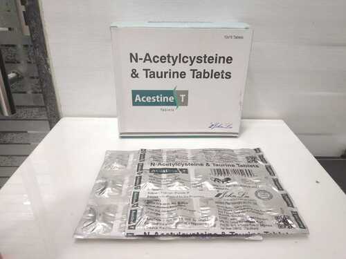 Acetylcysteine Tablet - 600 mg Effervescent, N-Acetylcysteine USP 150MG + Taurine USP 500MG + Acebrophylline 100MG for Respiratory Support