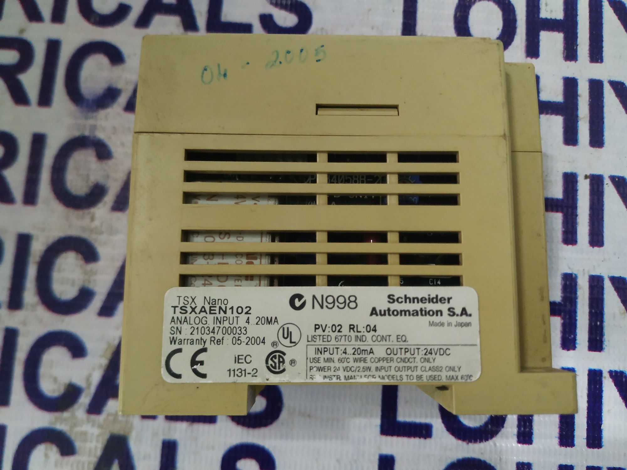 Schneider Input Module Tsxaen102