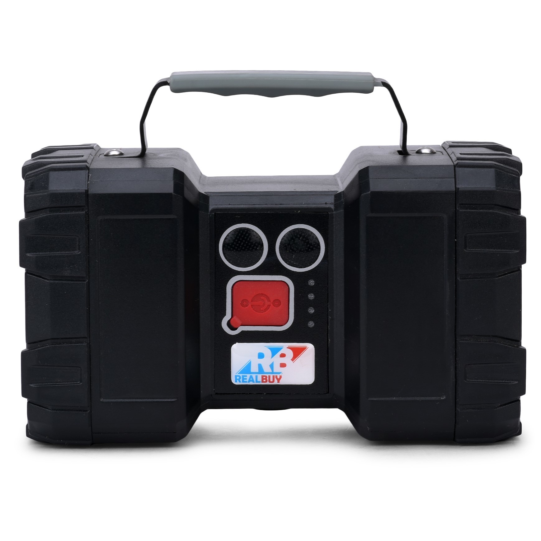 Black Realbuy Led Search Light 10w With Lifepo4 Battery - Multi Functional Rechargeable Portable Light
