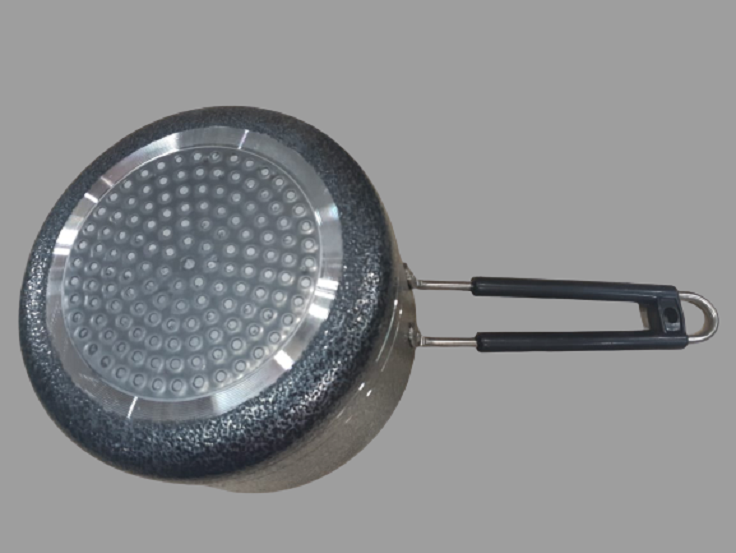 Powder Coated Aluminum Saucepan - Available In 1-3l Sizes, Matte Black | Even Heat Distribution, Long Cool Handle, Induction Compatible, 5-year Warranty