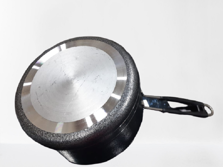 Powder Coated Aluminum Saucepan - Available In 1-3l Sizes, Matte Black | Even Heat Distribution, Long Cool Handle, Induction Compatible, 5-year Warranty