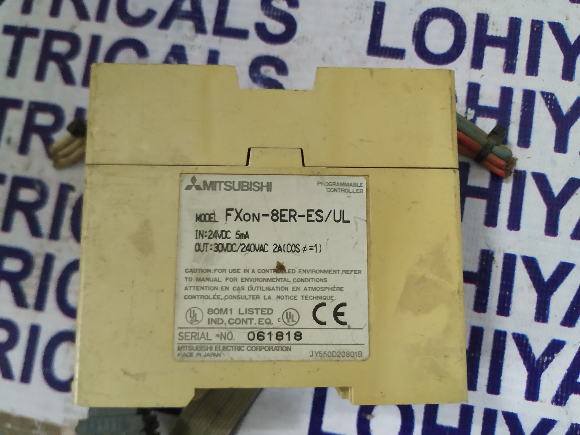 Mitsubishi Plc Controller Module Fx0n-8er-es/ul