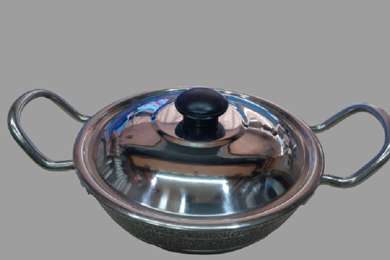 Powder Coating Kadai - Aluminum Black Powder Coated, 2 To 4 No. Size Approx. Weight 1.850gm | Induction Supported (Optional), Anti-corrosive Finish, 5-year Warranty