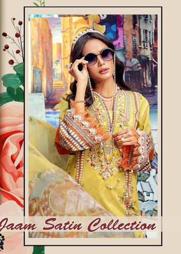 Agha Noor Anaya Karachi Print Salwar Suits Catalog - Cotton Jam Satin (2.50Mtr), Semi Lawn (2Mtr), Multi Color , Casual, Full Sleeves, All Season