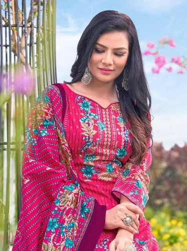 Gull Ahmed Humera Vol-1 Lawn Catalog - Pure Lawn Top 2.35m, Pure Lawn Bottom 2.00m, Pure Cotton Mal Mal Dupatta 2.25m | Multi Color, Full Sleeves, Printed Ethnic Casual Wear for All Seasons