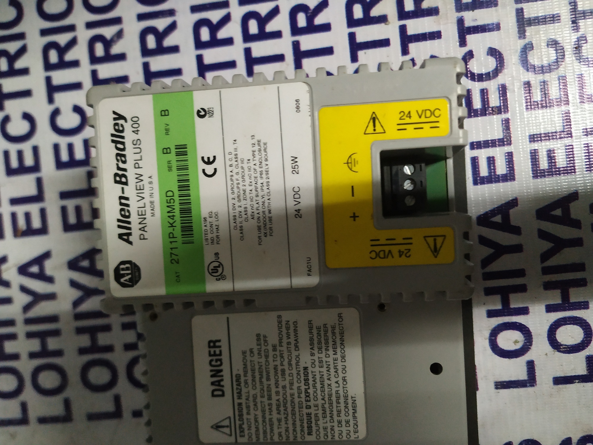 Allen Bradley Panel View Plus 400 Hmi 2711p-k4m5d