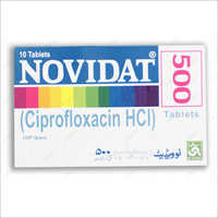 NOVIDAT_500mg सिप्रोफ्लोक्सासिन एचसीएल टैबलेट