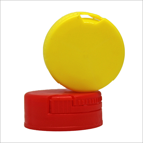 28 Mm Round Ctc Caps - Plastic, 28 Mm Size, Red Color | Ideal For Bottles And Edible Oil Usage