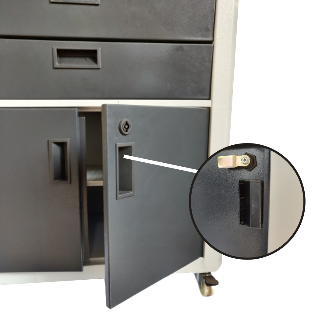Pedestal Tool Storage - Assembly: No Assembly Required