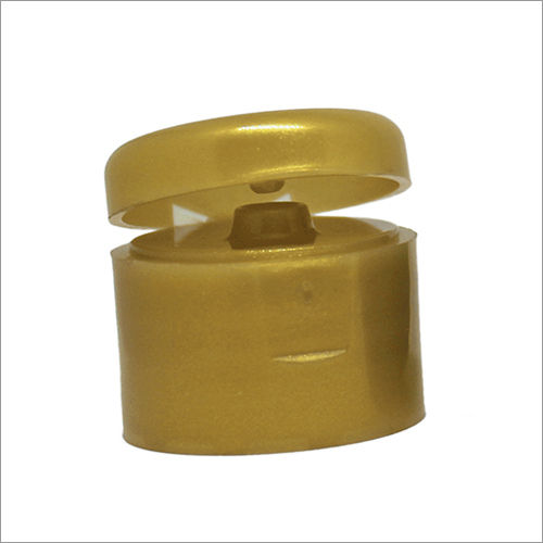 Golden 18 Mm Plastic Flip Top Caps