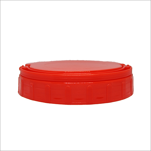 120 Mm Pp Round Caps - Plastic, 120 Mm Diameter, Red Color | High Impact Strength, Autoclavable, Reliable For Varied Dry Products