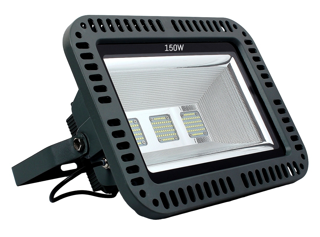 Grey Fos Led Flood Light 150w 15000 Lumens Warm White 2700k Ip65 Water Proof